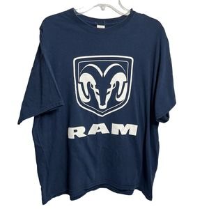 Dodge Ram Trucks Mens Graphic Logo T-Shirt Size XL